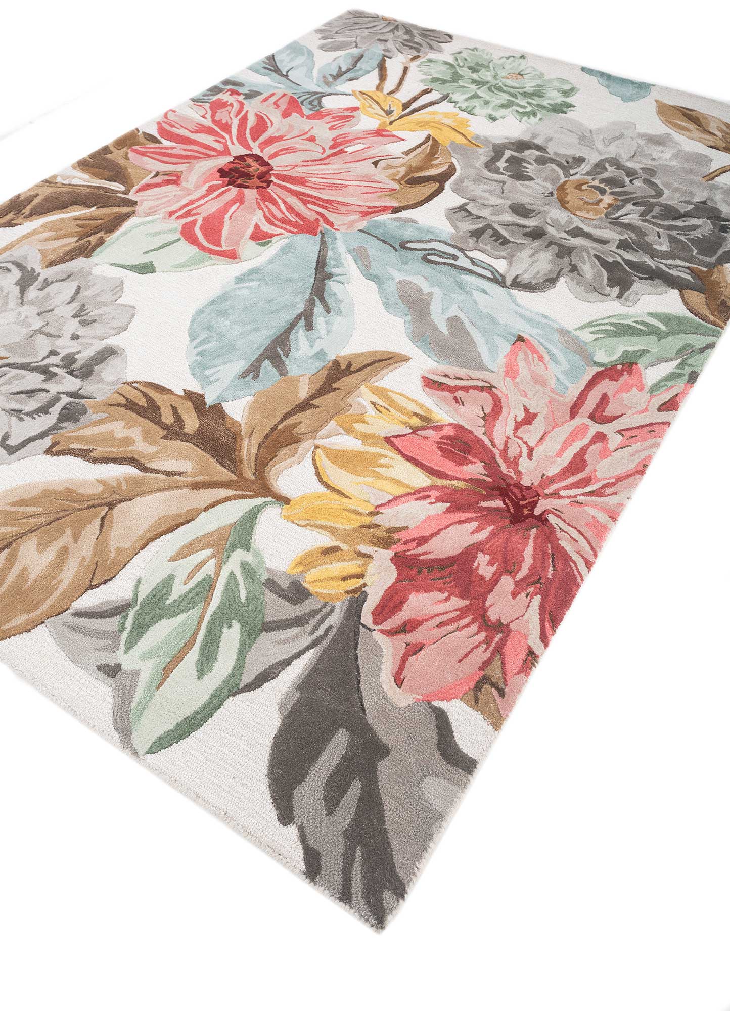 White candy pink hand tufted Rug